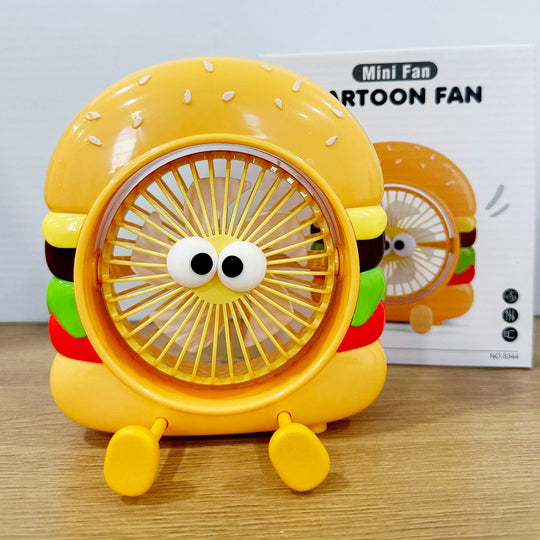 Hamburger Character Fan (2 units)