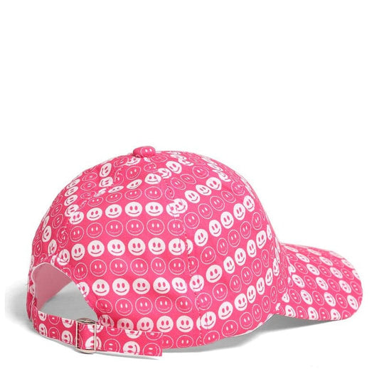Happy Face Baseball Cap 100% Cotton 530 Fuchsia (1 unit)