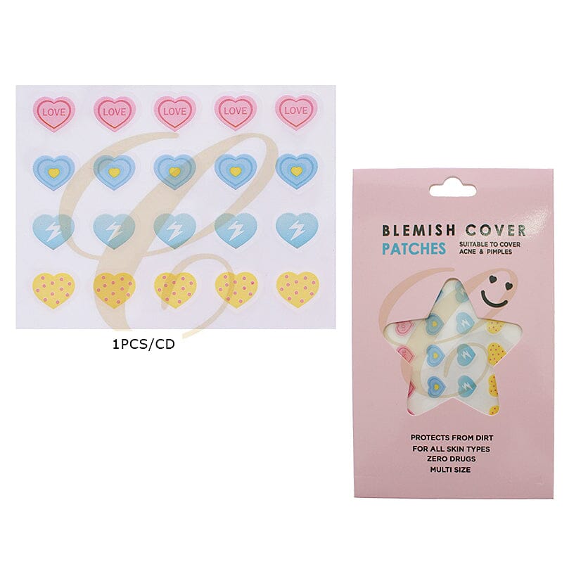 Heart Hydrocolloid Blemish Cover Patches 1656 (12 units)