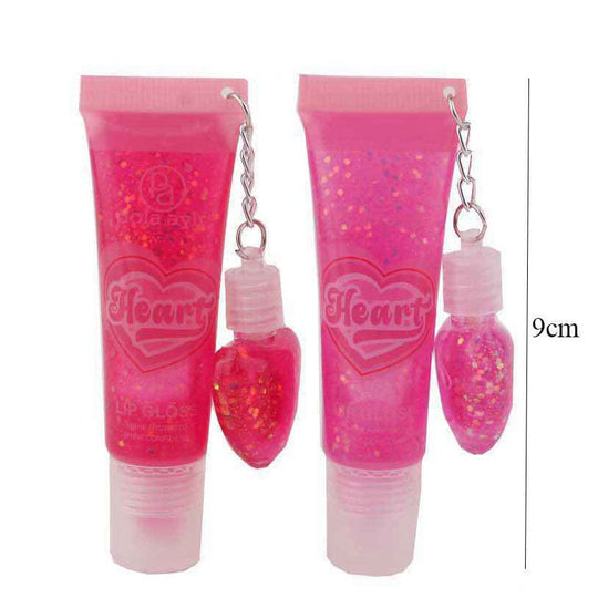 Heart Lip Gloss with Charm 3178 (24 units)