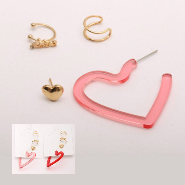 Heart Shape Cuff Earring 33688 (12 units)