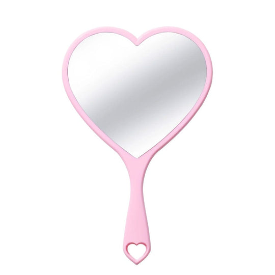 Heart Shaped Handheld Mirror (1 unit)