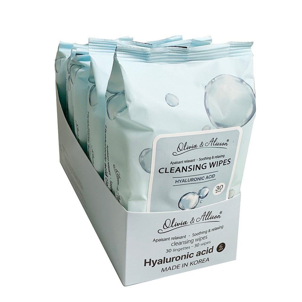 Hyarulonic Acid Makeup Cleansing Remover Wipes (6 units)