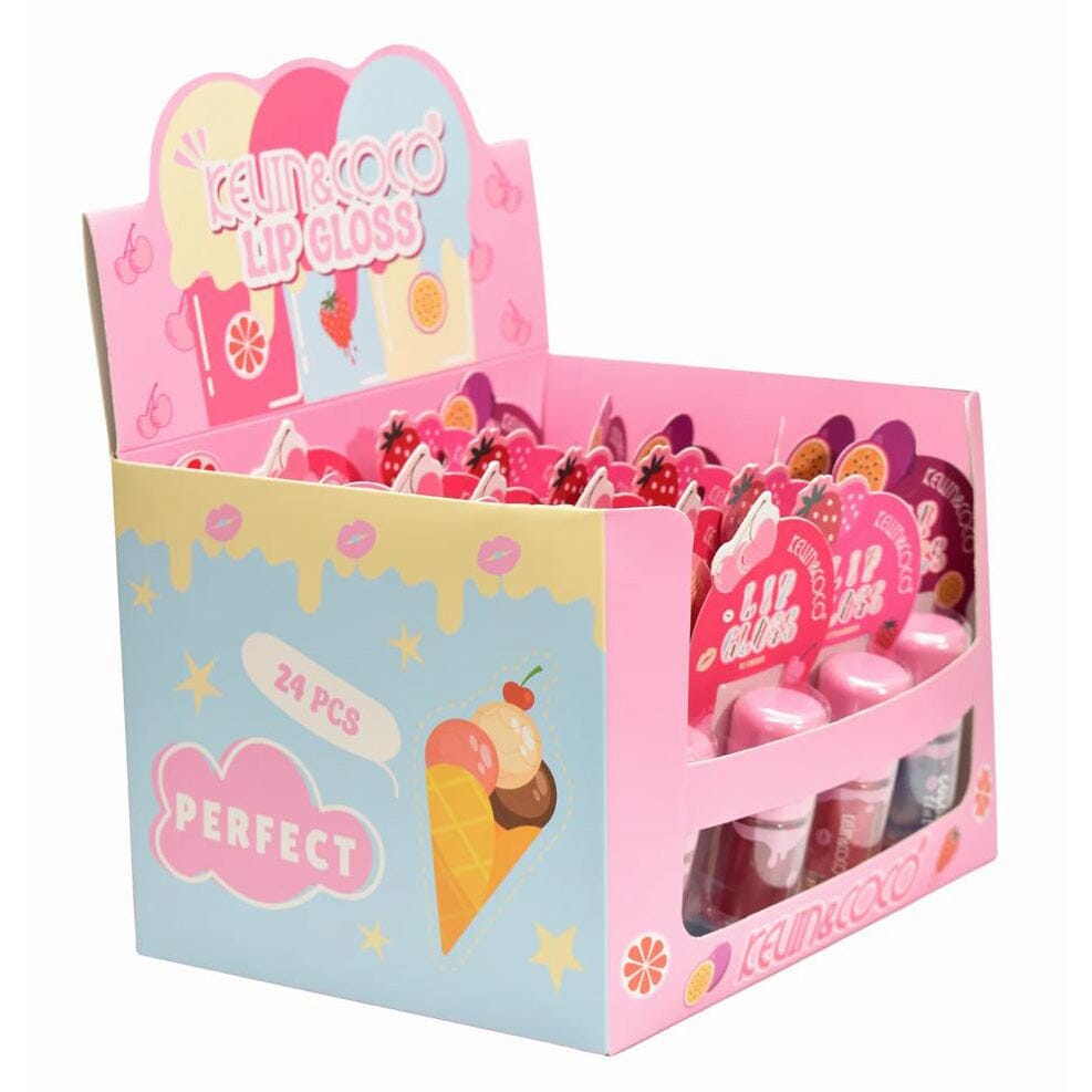 Ice Cream Flavors Lip Gloss 1222 (24 units)
