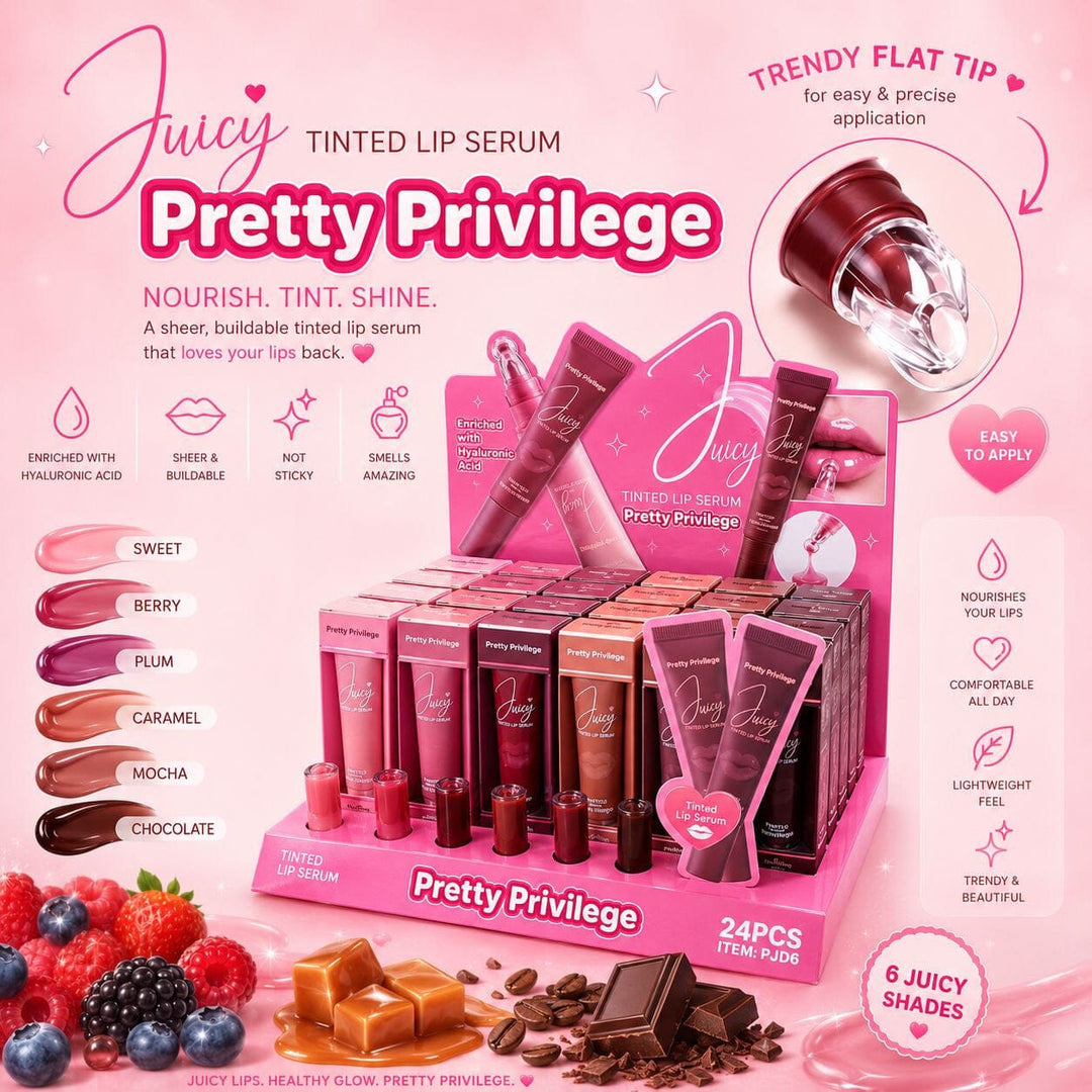 Juicy Tinted Lip Serum (24 Units)