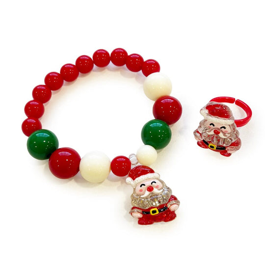 Kid's Christmas Theme Bracelet & Ring Set 10020 (12 units)