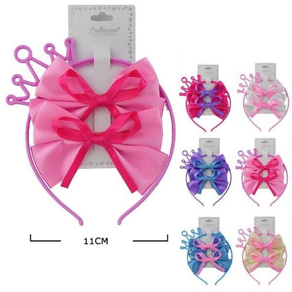 Kid's Hair Bow and Headband Set 622M (12 units)