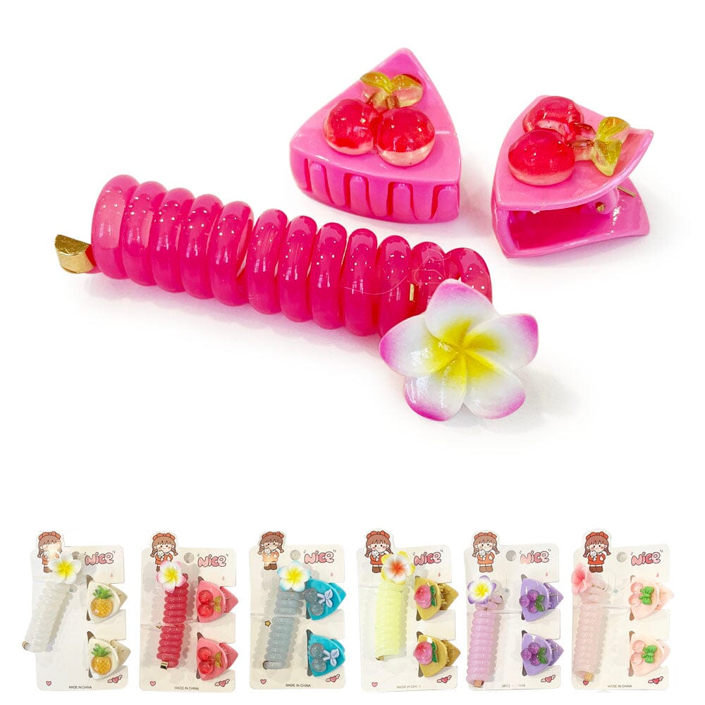 Kid's Hair Clip Set (12 units)