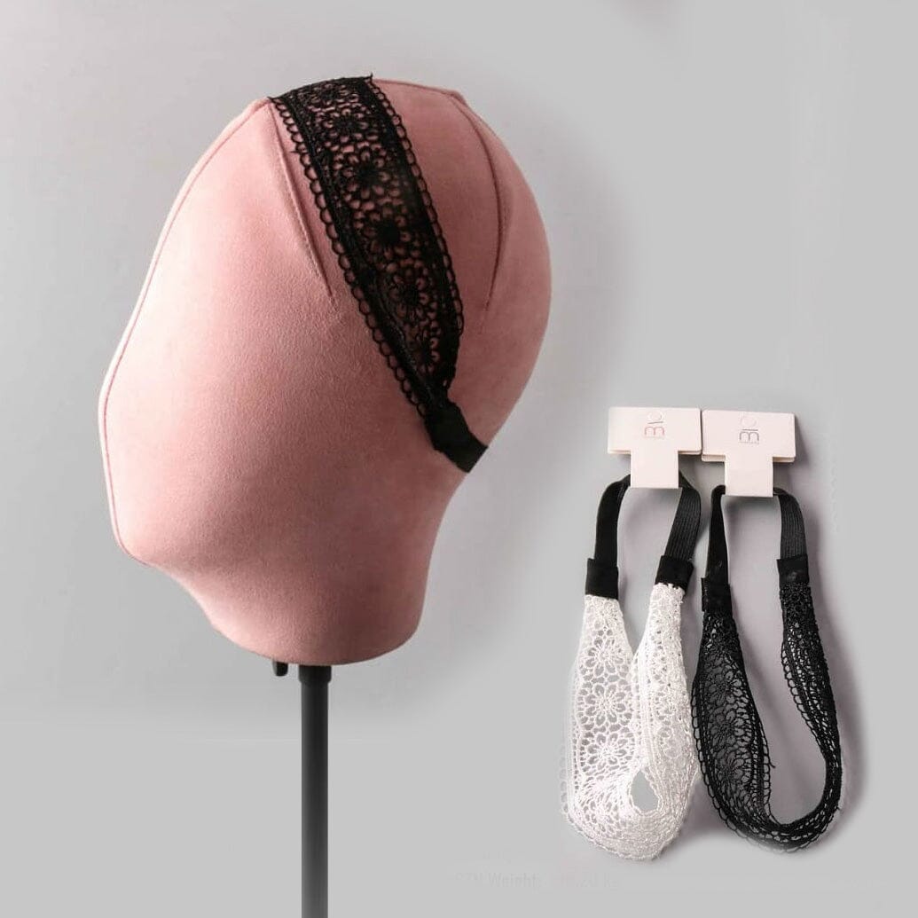 Lace Elastic Headband 13188BW (12 units)