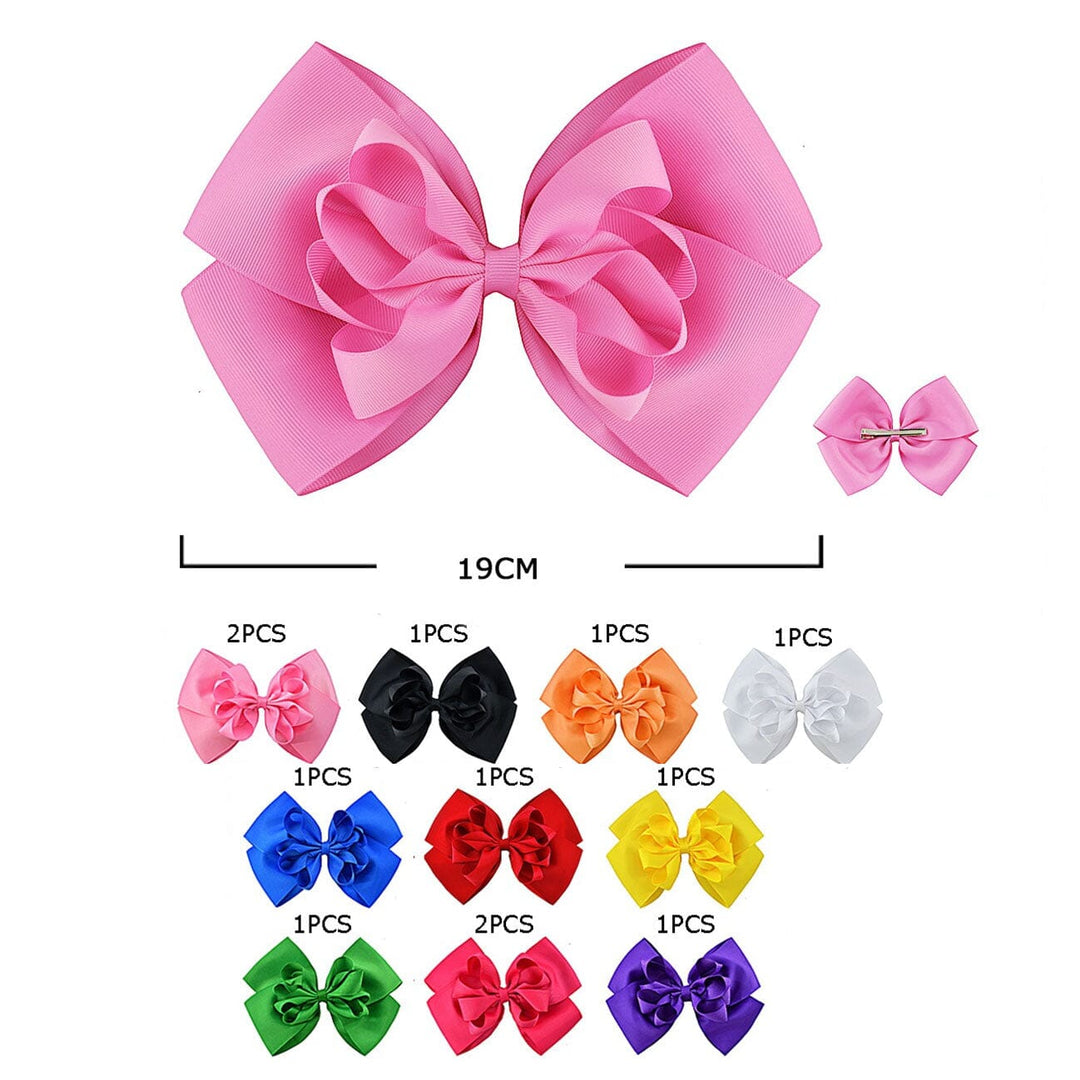 Large Boutique Hair Bow 26515R (12 units)