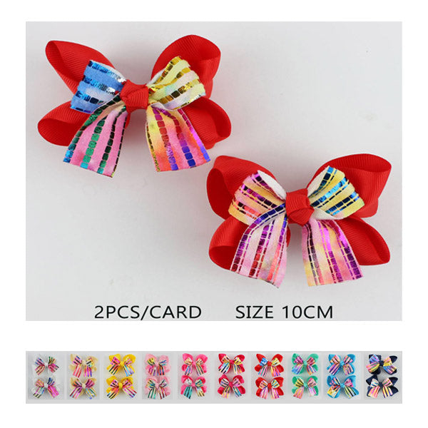 Layered 2PC / CD Hair Bow 1084A (12 units)