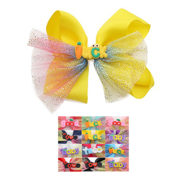Layered Hair Bow 3224(12 units)