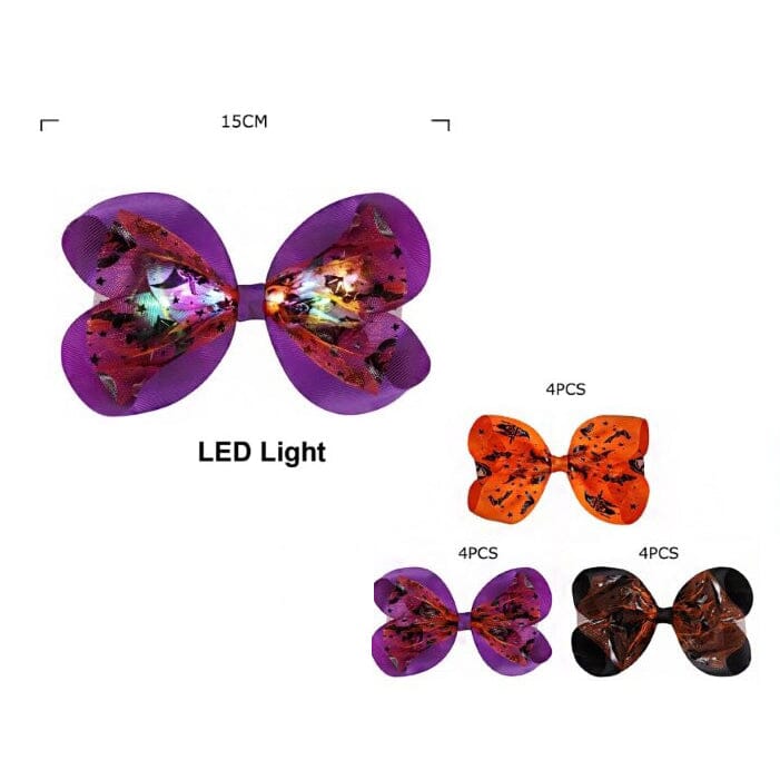 LED Light Halloween Hair Bow 1134 (12 units)