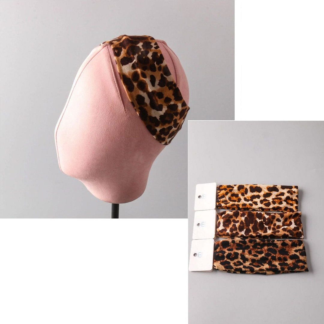 Leopard Print Stretch Headband Head Wrap 13204 (12 units)