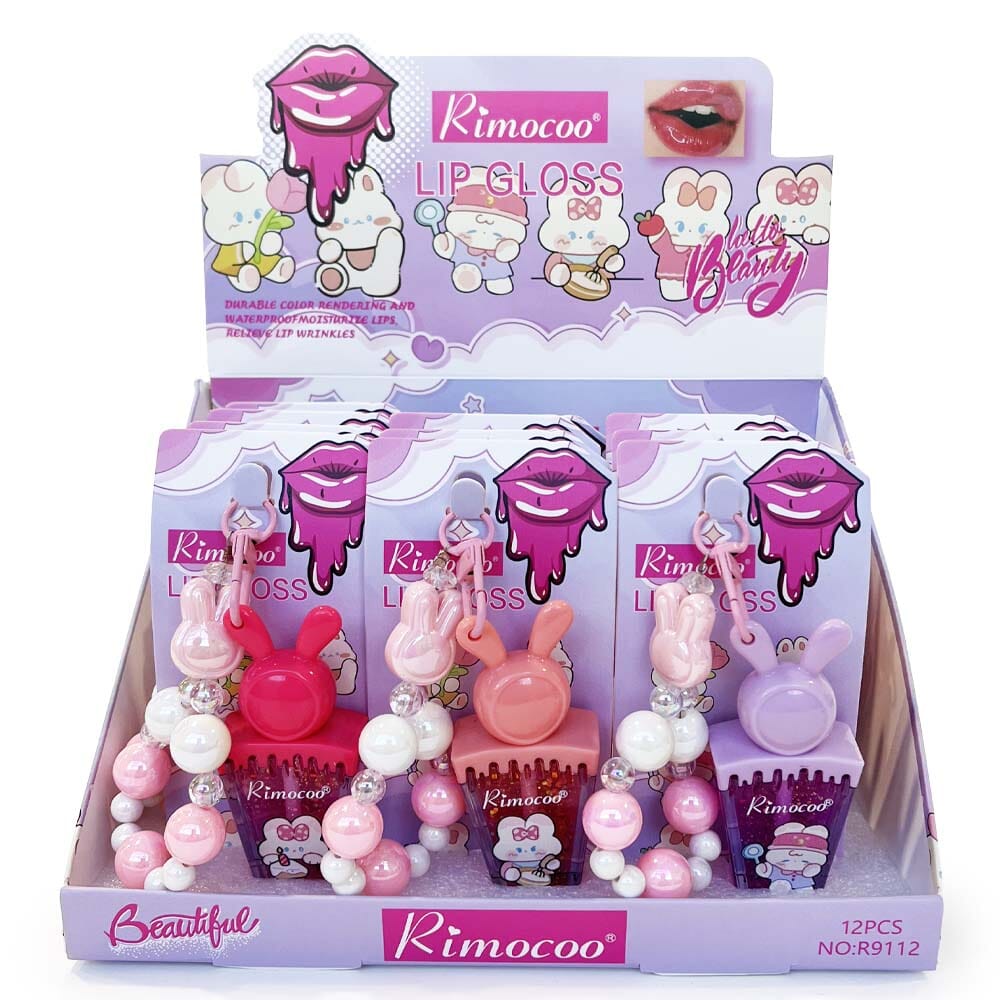 Lip Gloss With Bag Charm  3008 (12 units)