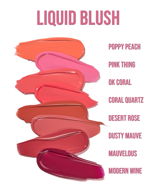 Liquid Blush 8 Color With Display + Free Tester (1 unit)