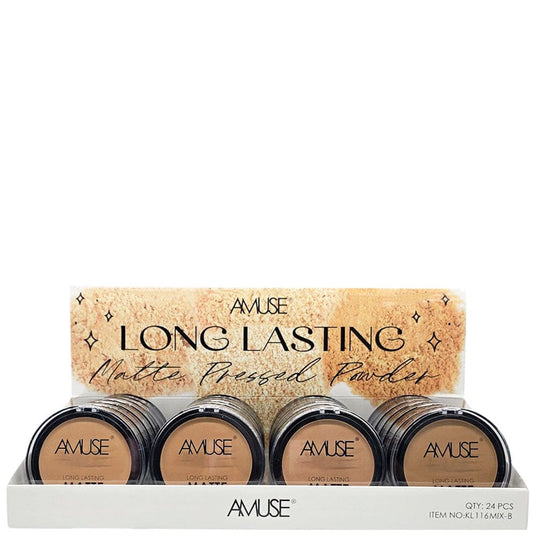 Long Lasting Matte Pressed Powder #B (24 units)
