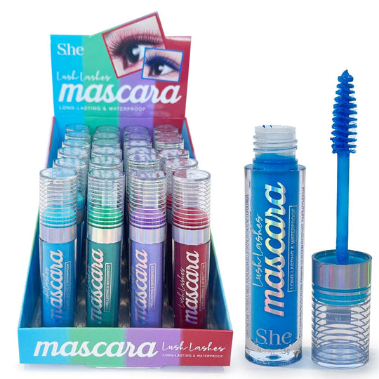 Lush Lashes Color Mascara 4 Colors (24 units)