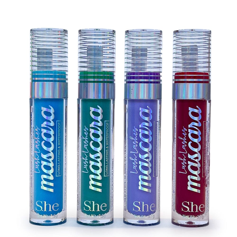 Lush Lashes Color Mascara 4 Colors (24 units)
