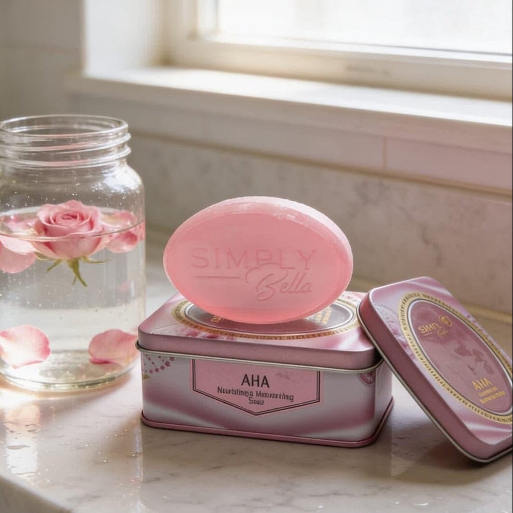 Luxury AHA Natural Soap With Tin Box (12 units)