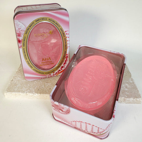 Luxury AHA Natural Soap With Tin Box (12 units)