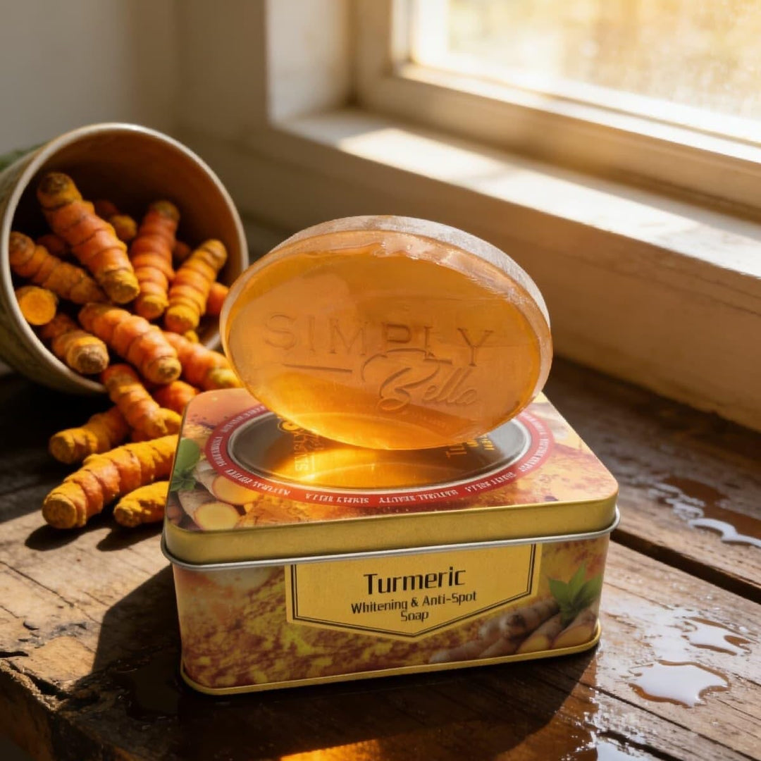 Luxury Turmeric Cleansing Natural Soap With Tin Box (12 units)