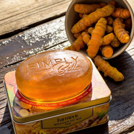 Luxury Turmeric Cleansing Natural Soap With Tin Box (12 units)