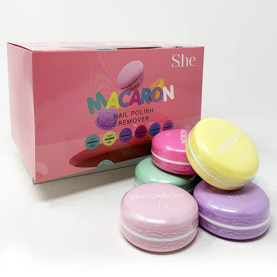 Macaron Nail Polish Remover Pad  (24 units)