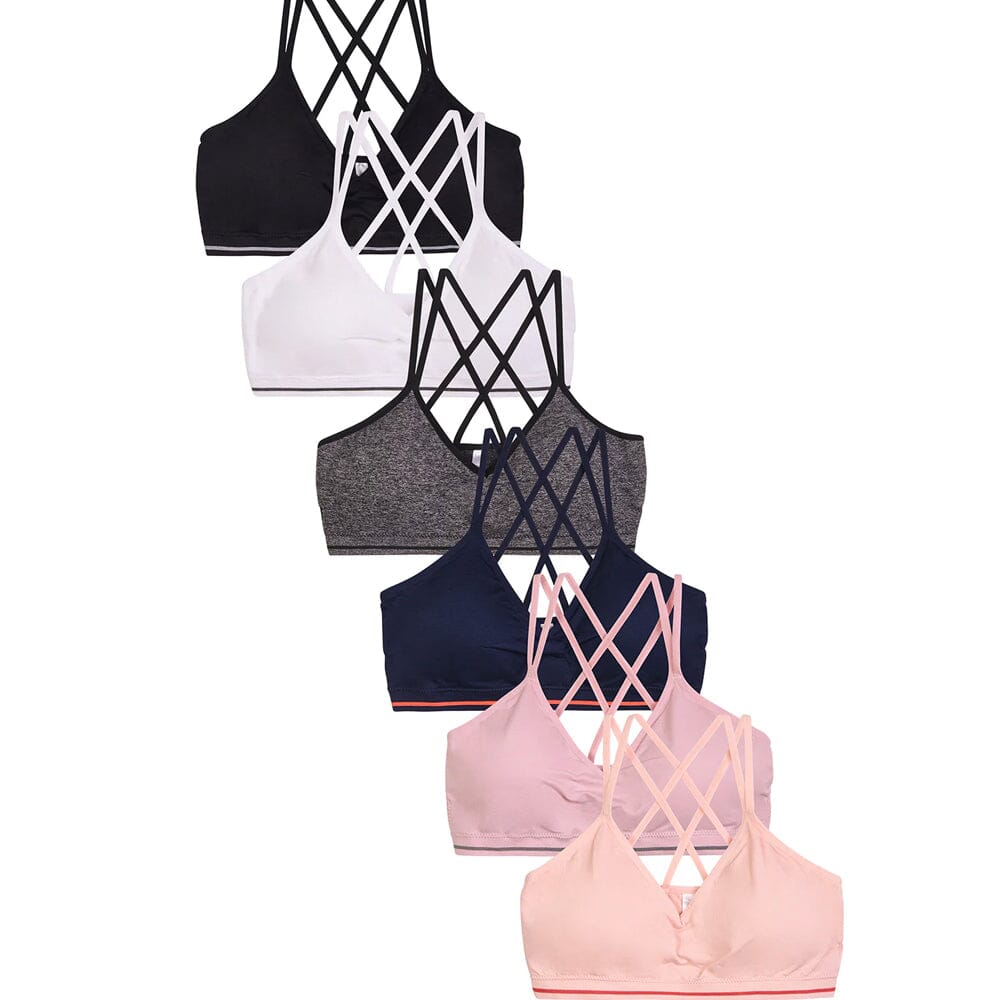 Mamia Ladies Seamless Strappy Bralette Free Size (6 units)