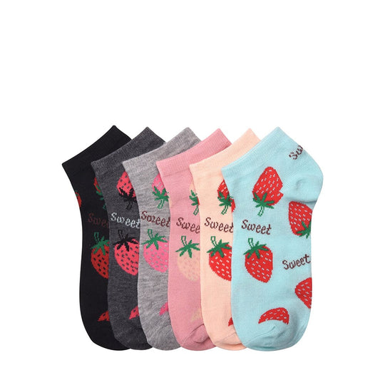 Mamia Spandex Girl's Socks Sweet Size 4-6 (12 units)
