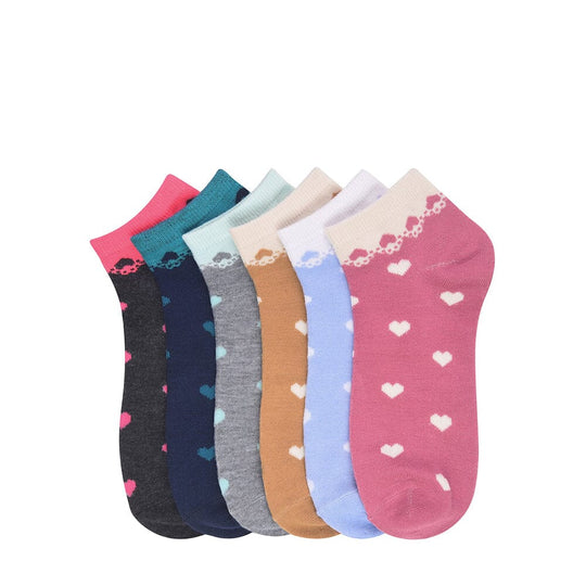 Mamia Spandex Girl's Socks Wishful Size 4-6 (12 units)