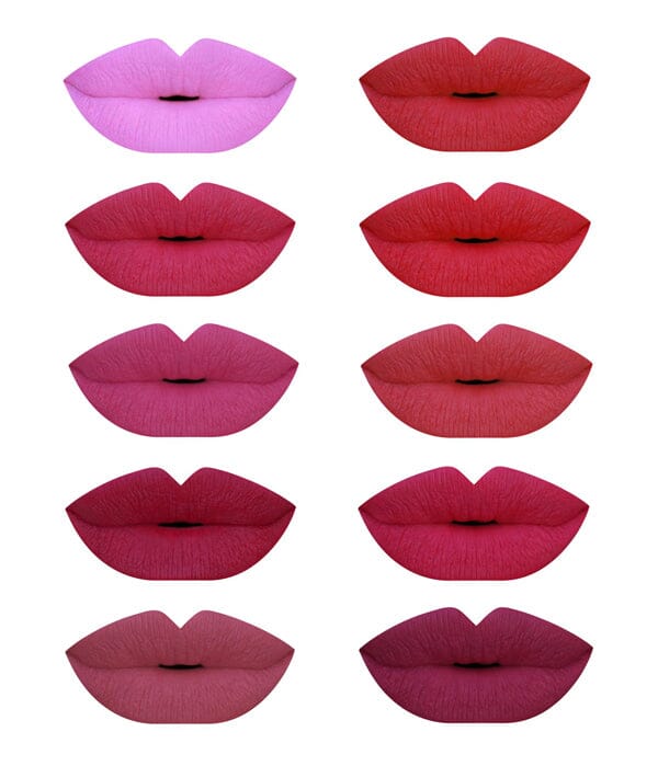 Matte Lipstick By Color (6 units)