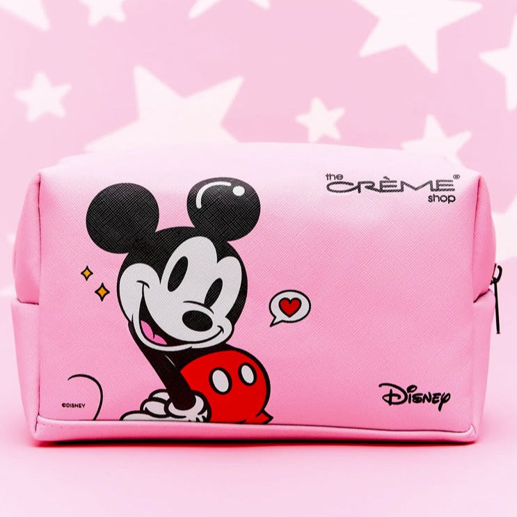 Mickey & Minnie Mouse Travel Pouch Both Sides Printed Pink (1 unit)