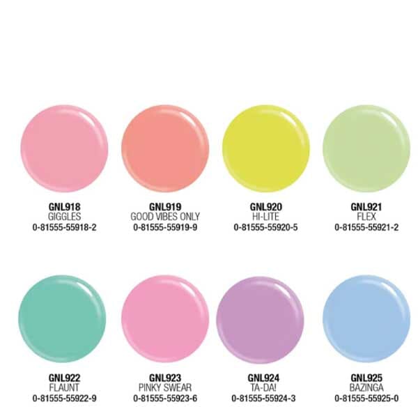 Neon Pastel Gel Extreme Nail Polish Display Set (48 units)