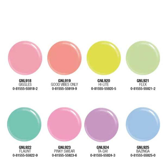 Neon Pastel Gel Extreme Nail Polish Display Set (48 units)