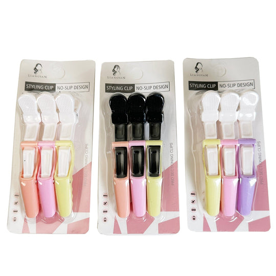 No-Slip Styling Hair Clips 3PCS Set 17299 (12 units)