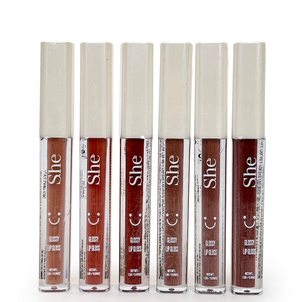 Nude Tone Glossy Lip Gloss (36 units)
