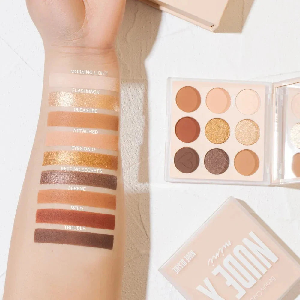 Nude X 9 Colors Mini Shadow Palette -Nude Desire (12 units)