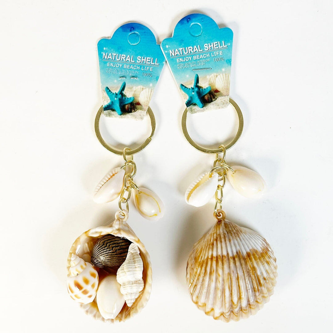 Ocean Shell Charm Keychain 17208 (12 units)