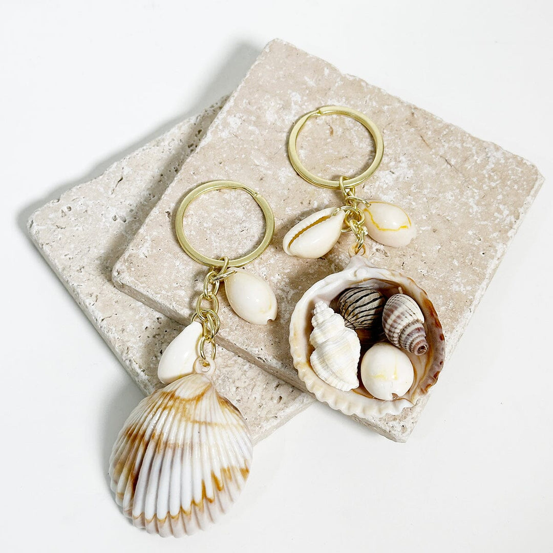 Ocean Shell Charm Keychain 17208 (12 units)