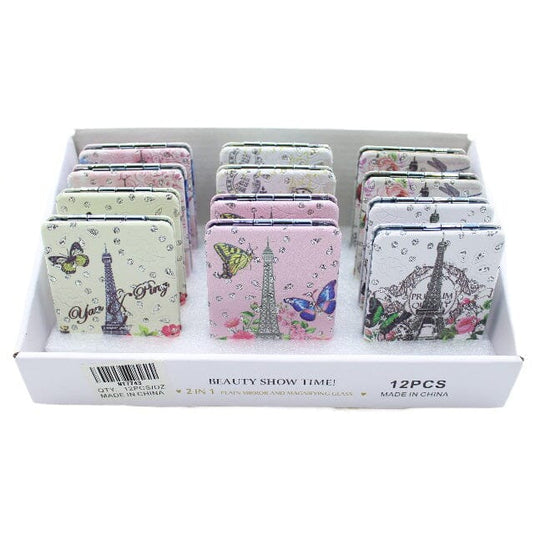 Paris Folding Mirror – Chic & Sparkly 7743 (12 units)