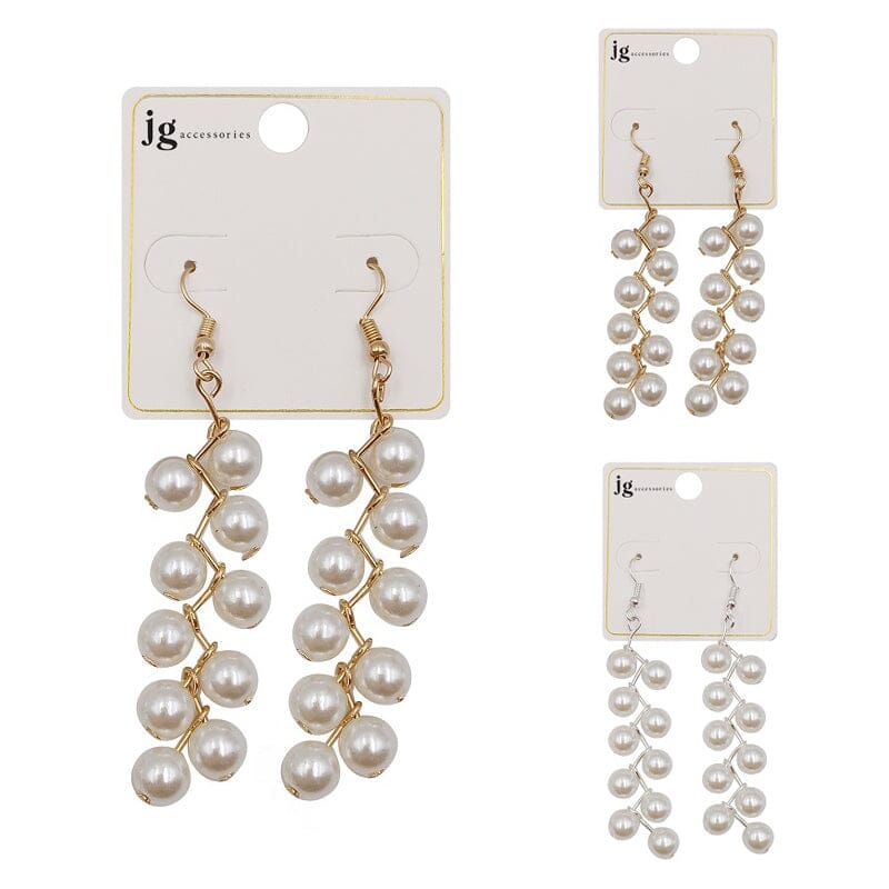 Pearl Drop Earrings 2734 (12 units)