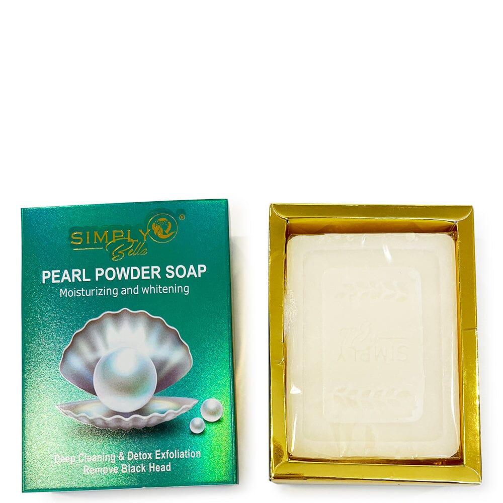 PEARL POWDER DEEP CLEANING AND DETOX EXFOLIATION, 100% NATURAL SOAP (12 units)