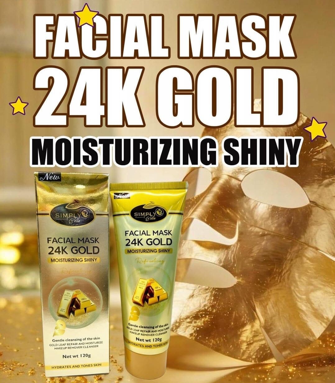 Peel-Off Face Mask - 24K Gold 1035 (1 unit)