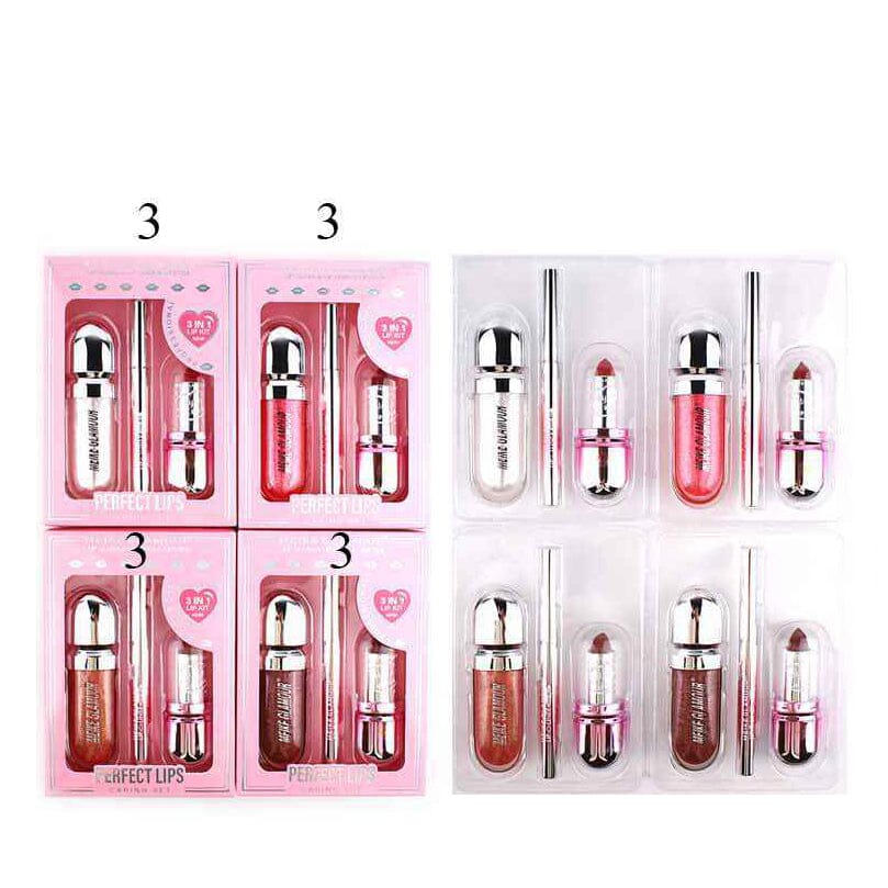 Perfect Lips 3-in-1 Makeup Set 1142 (12 units)