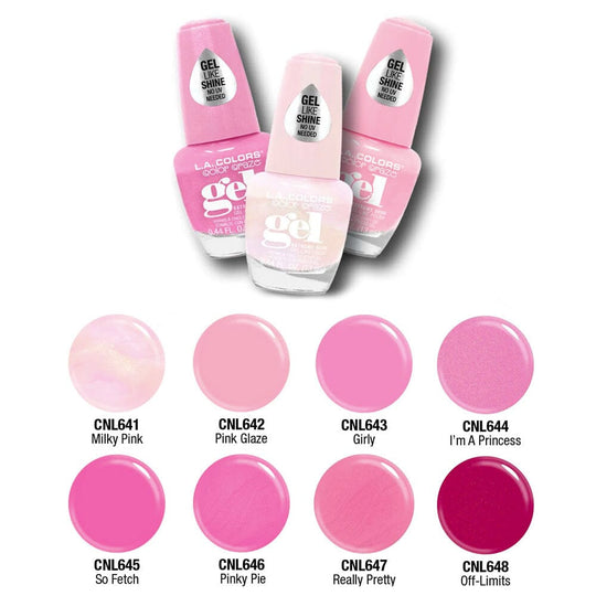 Pink Please Gel Polish 8 Shades (24 units)