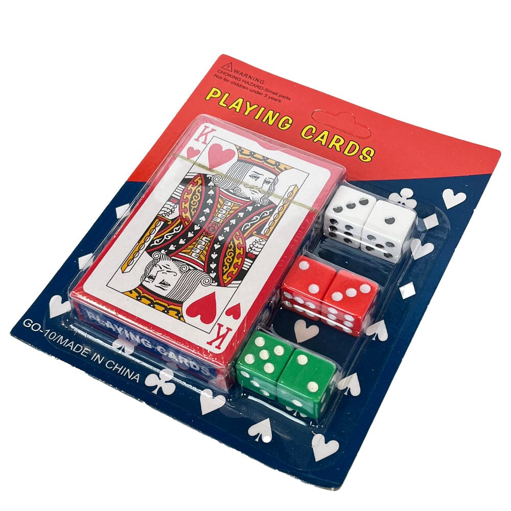 Playing Card With 6 Dice (12 units)