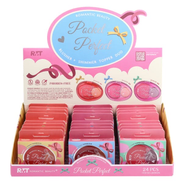 Pocket Perfect Blush Highlighter Duo (24 units)