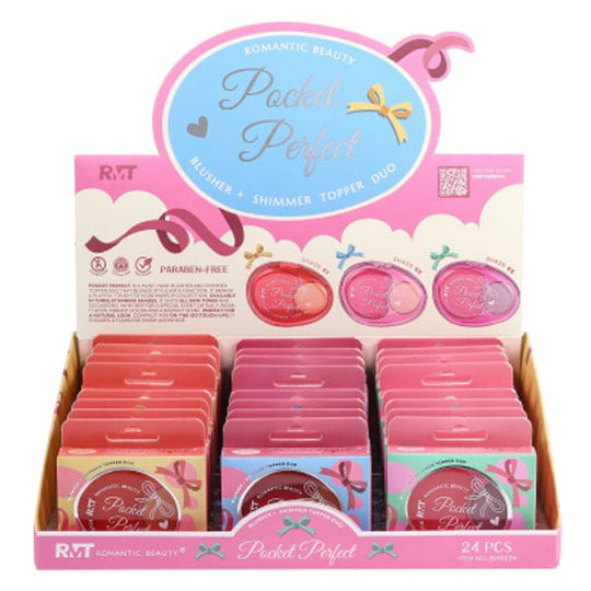 Pocket Perfect Blush Highlighter Duo (24 units)