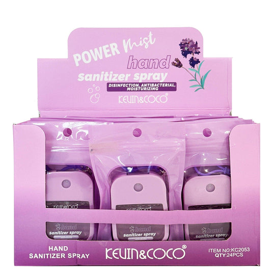 Power Mist Hand Sanitizer Spray - Purple (24 units)